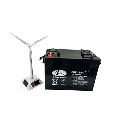 12V 90AH 800A Dökülmez Jel Kurşun Asit Akü 214mm Yükseklik